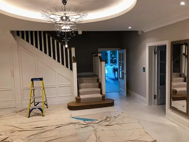 Hallways and stairs built by Finsdale construction